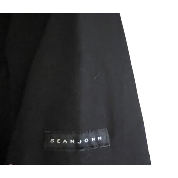 P. Diddy Sean John XXXL 3XL Original Fit Black & Metallic Bllue Branded Tshirt C - Picture 7 of 12